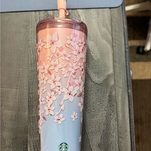 Starbucks Sakura cherry blossom Pink and Purple Tumbler